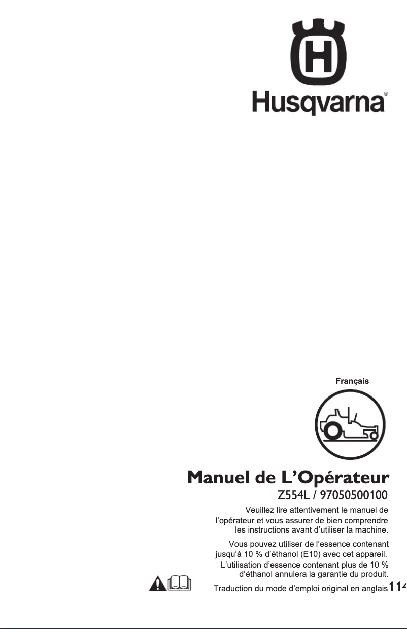 Image de la première page du manuel de l'appareil Z554L