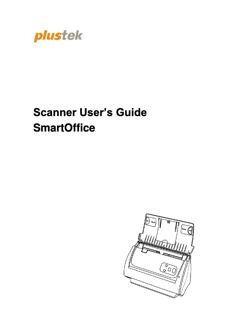 Page n°1 - Manuel utilisateur Plustek SmartOffice PS4080U