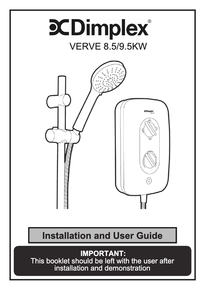 Page 1 de la notice Manuel utilisateur Dimplex DVES95