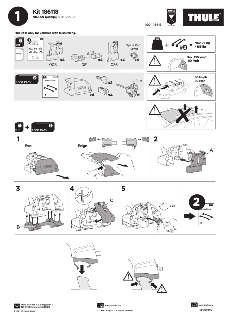 Image de la première page du manuel de l'appareil Kit 186118