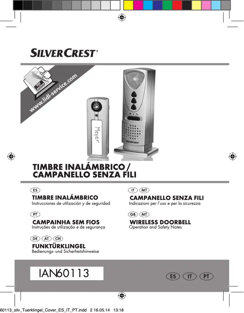 Image de la première page du manuel de l'appareil Z32155