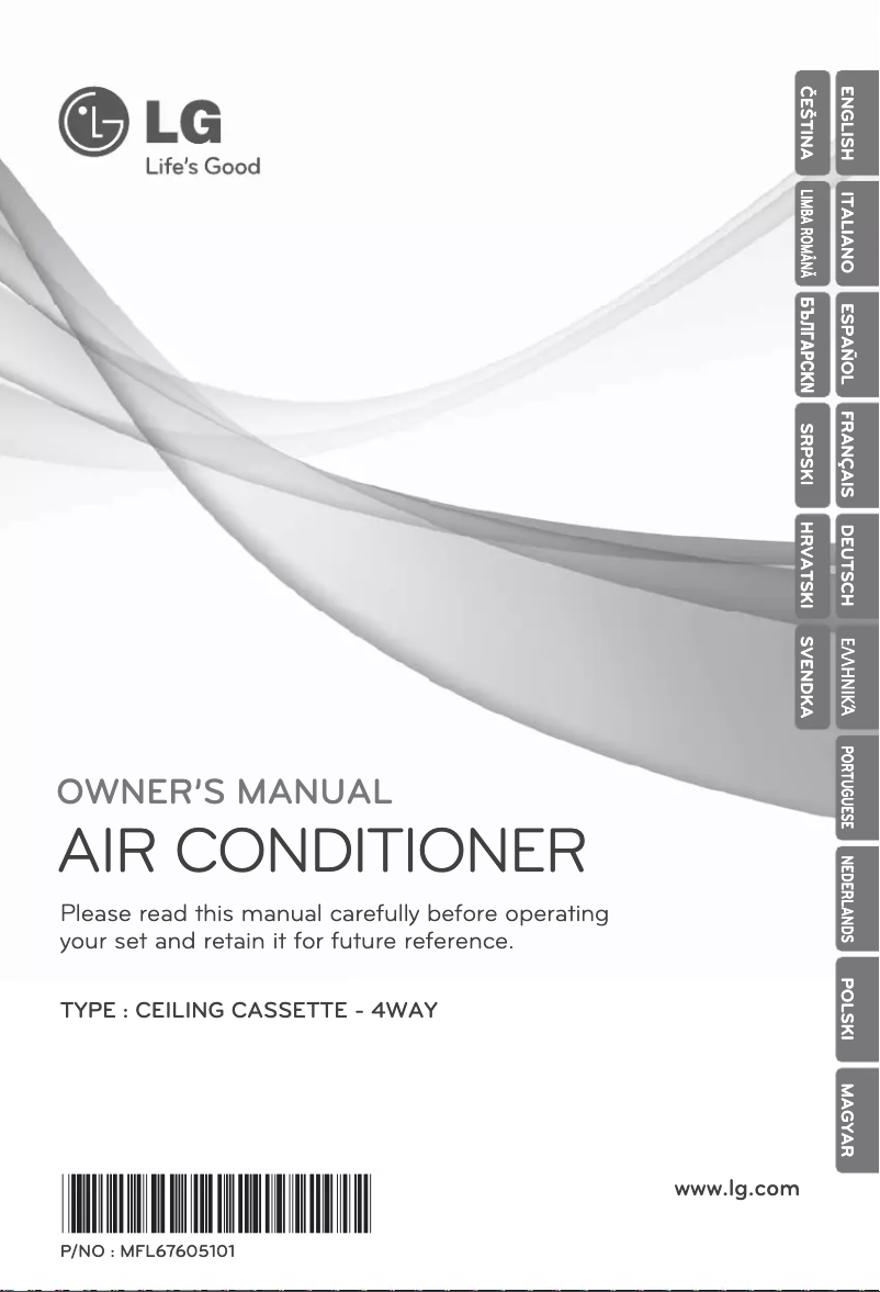 Page 1 de la notice Manuel utilisateur LG ARNU15GTEC2