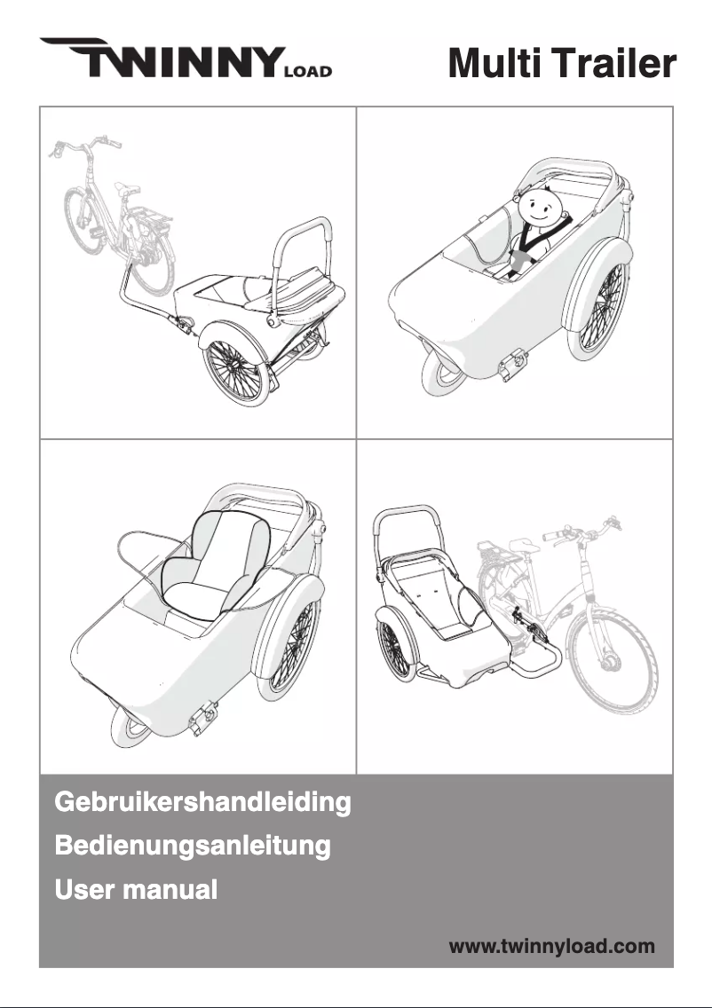 Page 1 de la notice Manuel utilisateur Twinny Load Multi Trailer