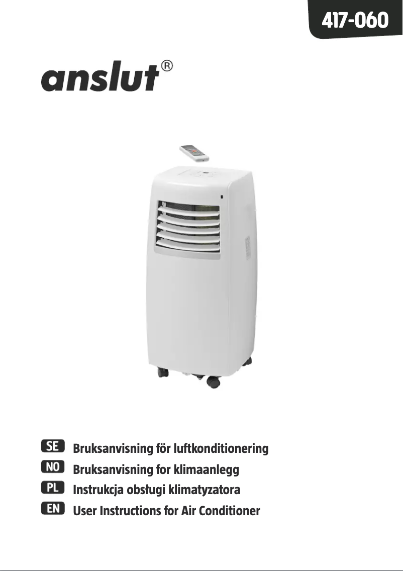 Image de la première page du manuel de l'appareil 417-060