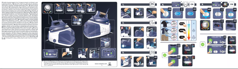 Page n°1 - Manuel utilisateur Rowenta Perfect Steam Pro DG8626