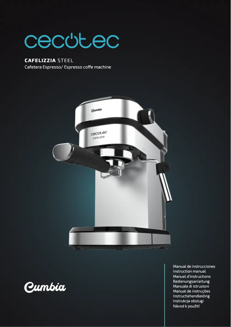Page n°1 - Manuel utilisateur Cecotec Cafelizzia