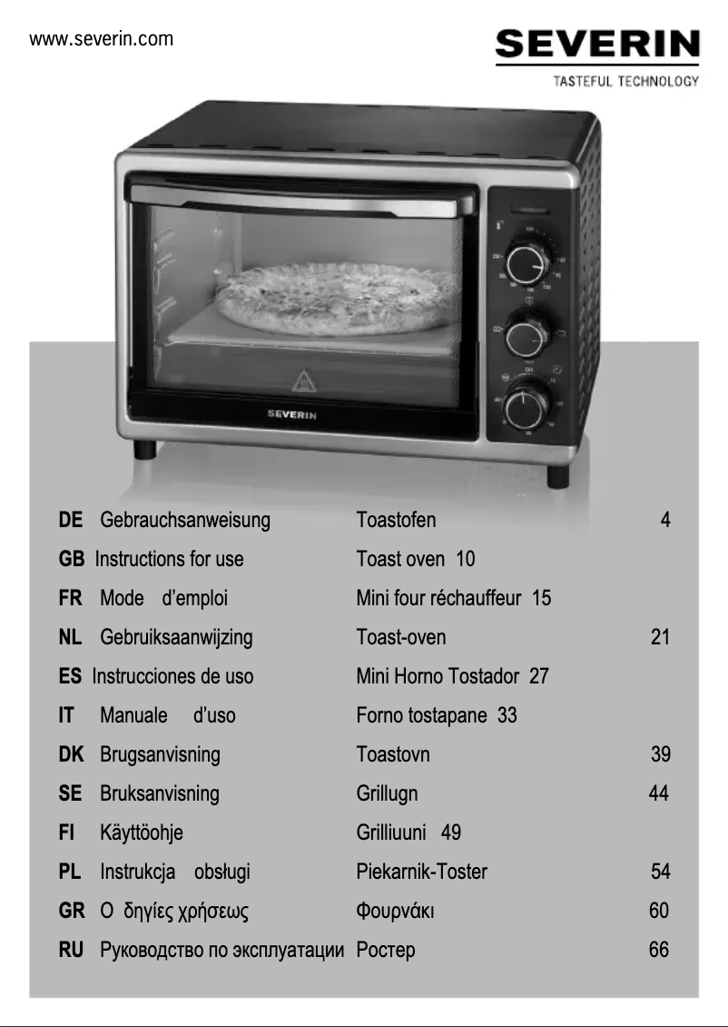 Image de la première page du manuel de l'appareil TO 9720