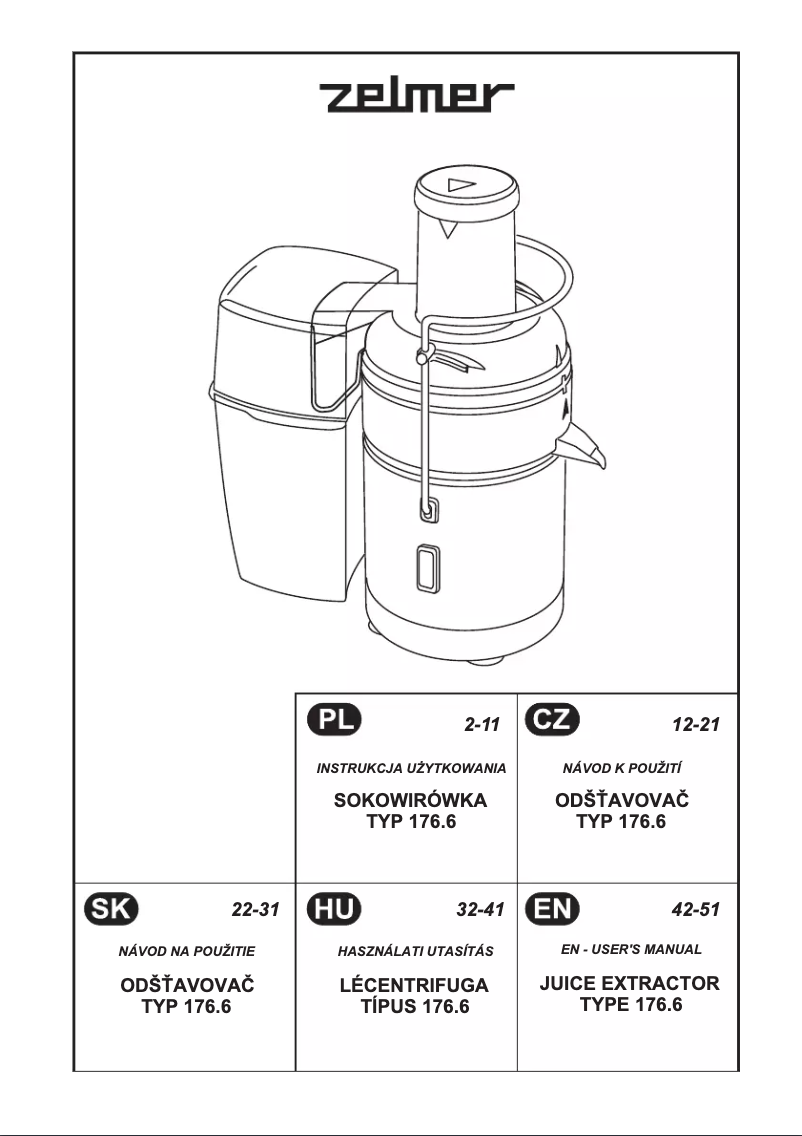 Image de la première page du manuel de l'appareil 176.6