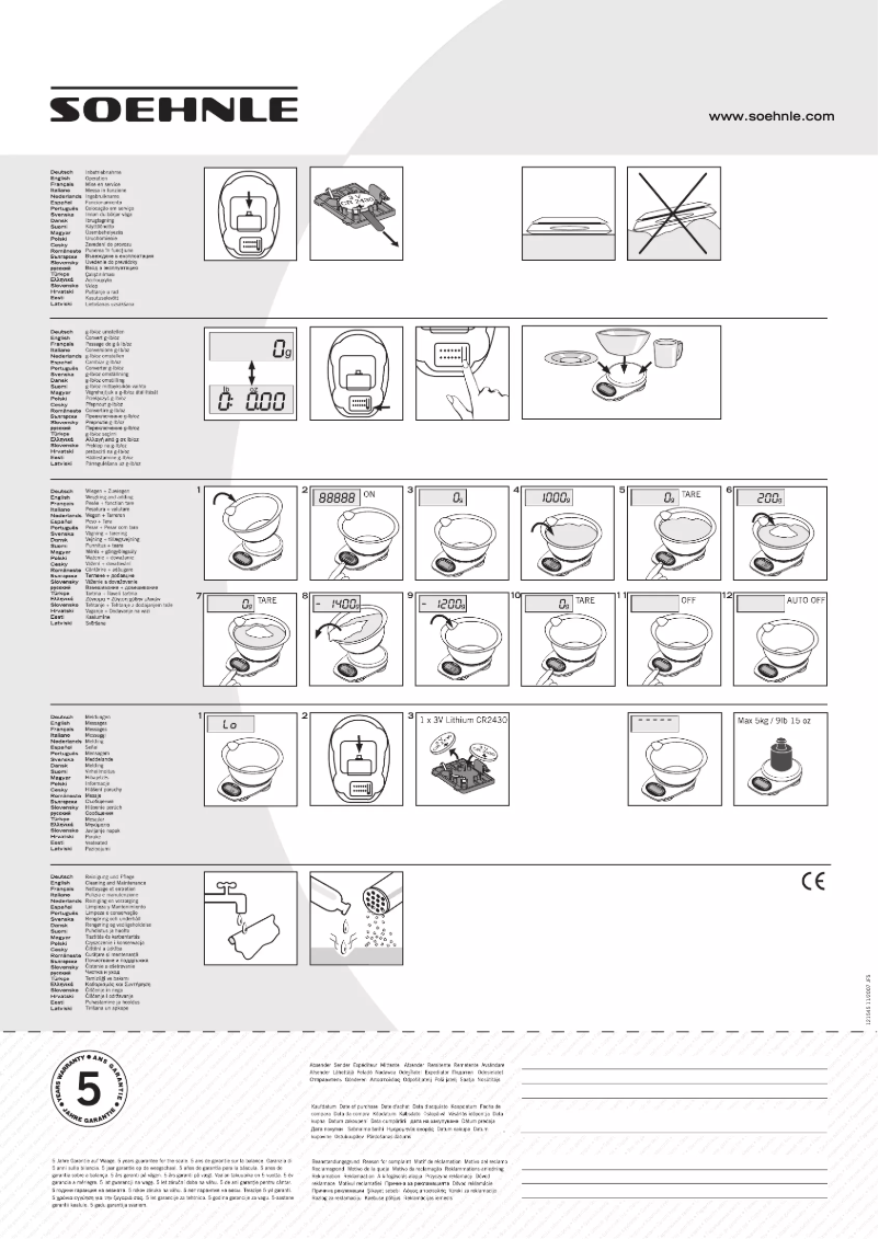 Image de la première page du manuel de l'appareil Anna 67003