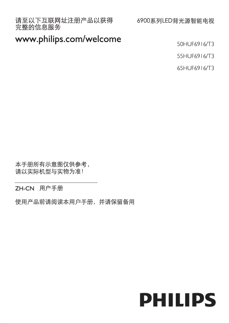 Página 1 del manual Manual de usuario Philips 50HUF6916