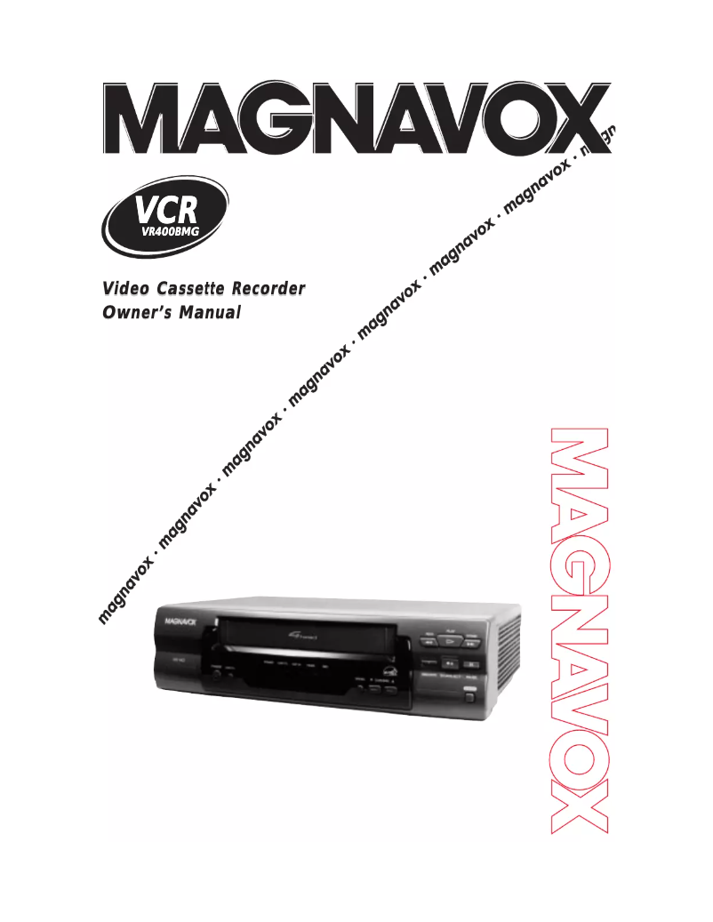 Page 1 de la notice Manuel utilisateur Magnavox VR400BMG
