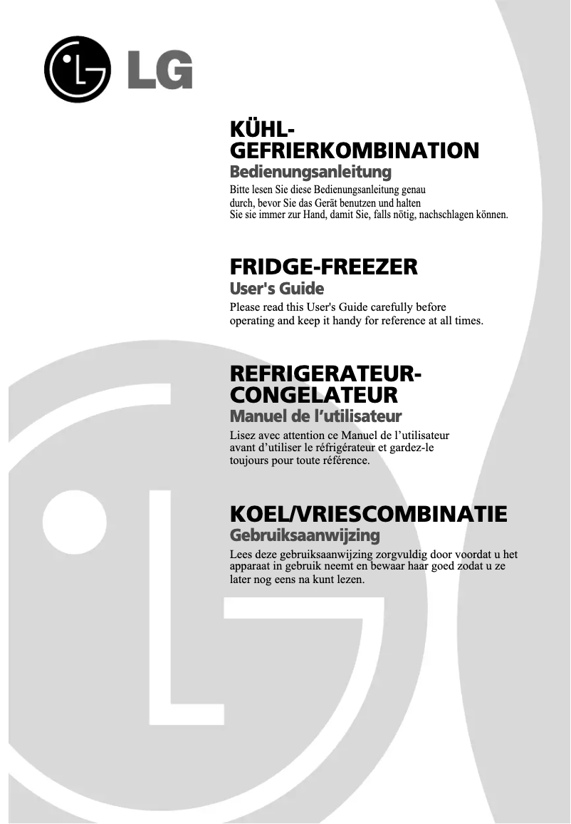 Imagen de la primera página del manual del dispositivo GC-B359PVQA