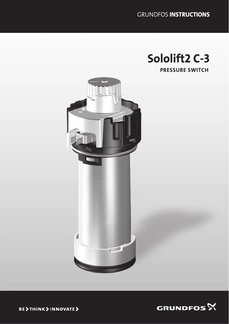 Page n°1 - Manuel utilisateur Grundfos Sololift2 D-2