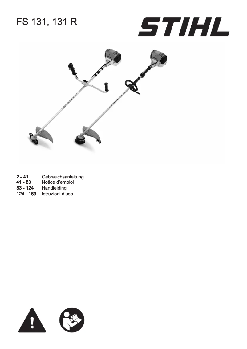 Page 1 de la notice Manuel utilisateur Stihl FS 131