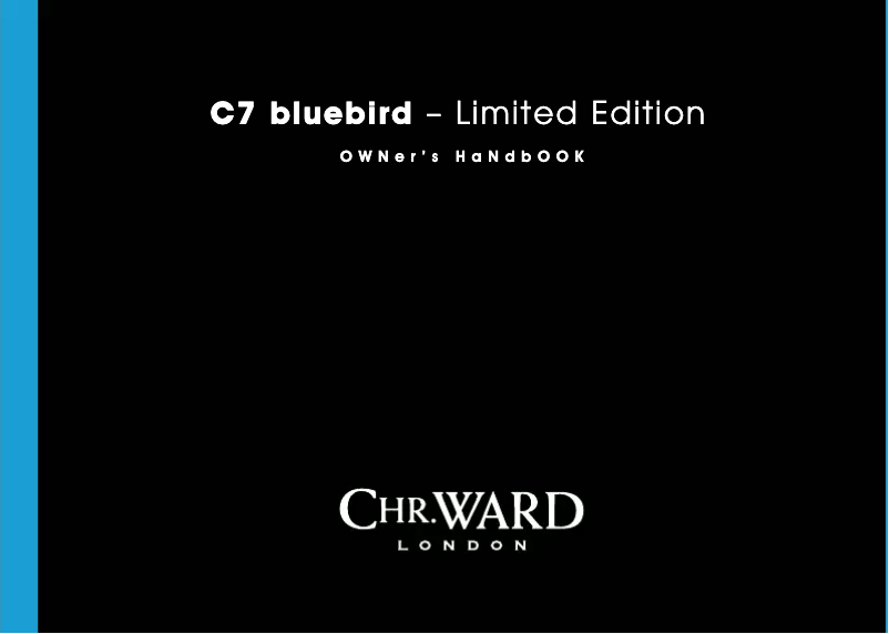Page n°1 - Manuel utilisateur Christopher Ward C7 Bluebird