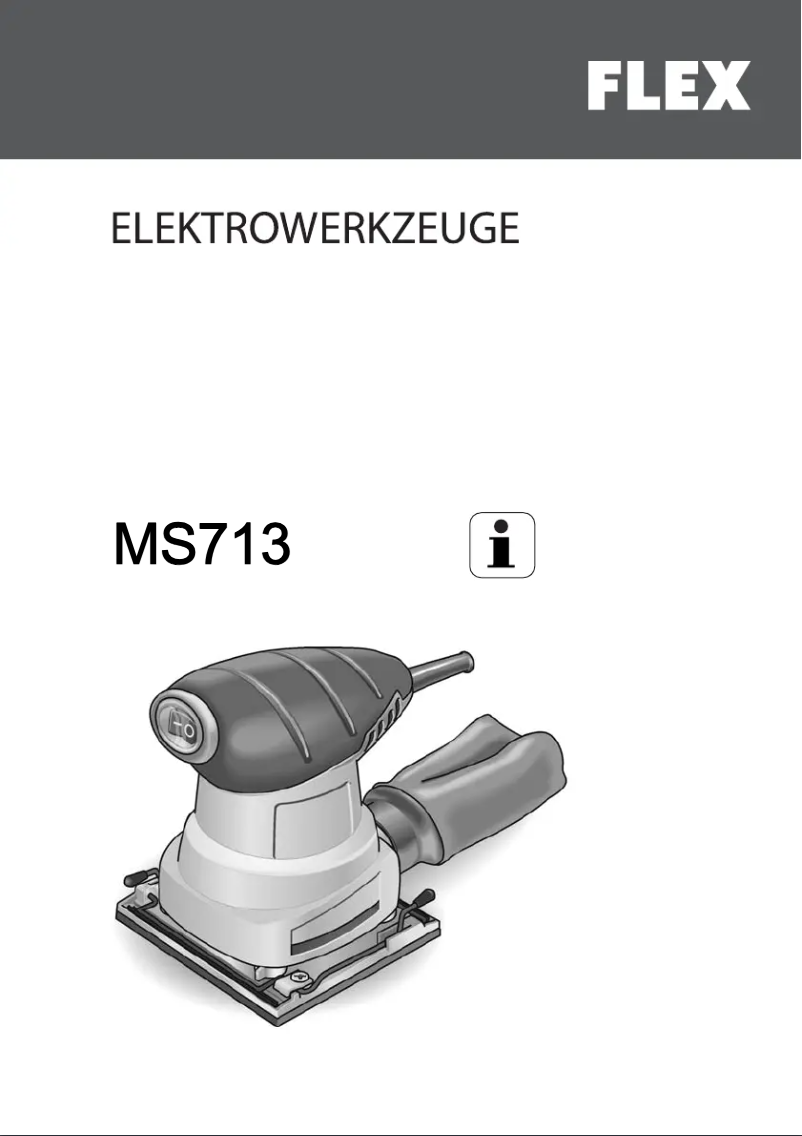 Image de la première page du manuel de l'appareil MS 713