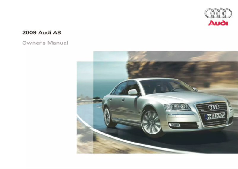 Page 1 de la notice Manuel utilisateur Audi A8 (2009)