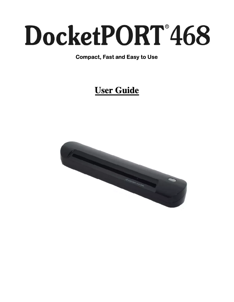 Image de la première page du manuel de l'appareil 468