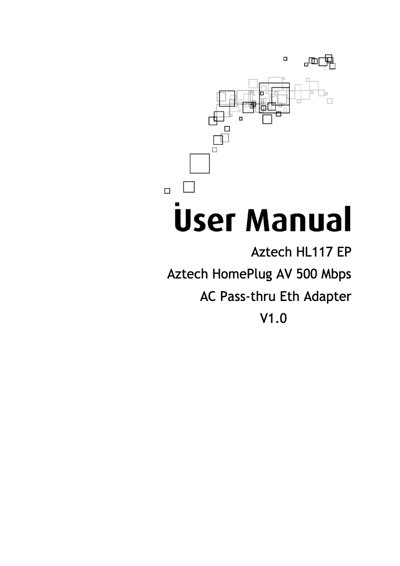 Imagen de la primera página del manual del dispositivo HL117EP