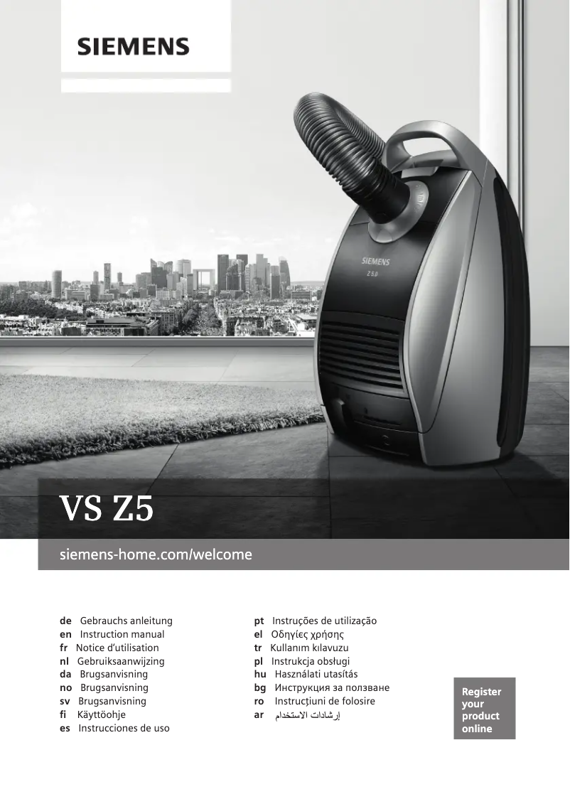 Image de la première page du manuel de l'appareil VSZ51402