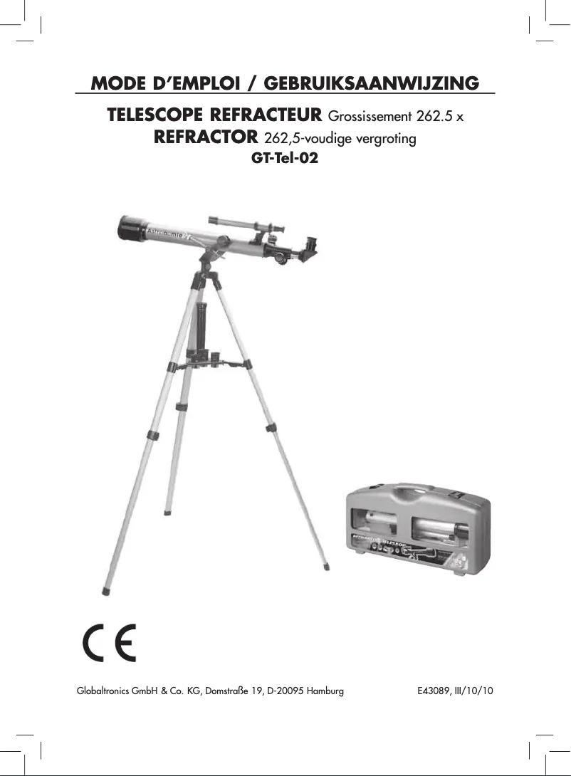 Página 1 del manual Manual de usuario GlobalTronics GT-TEL-02