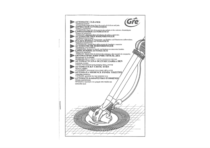 Página 1 del manual Manual de usuario Gre AR20642
