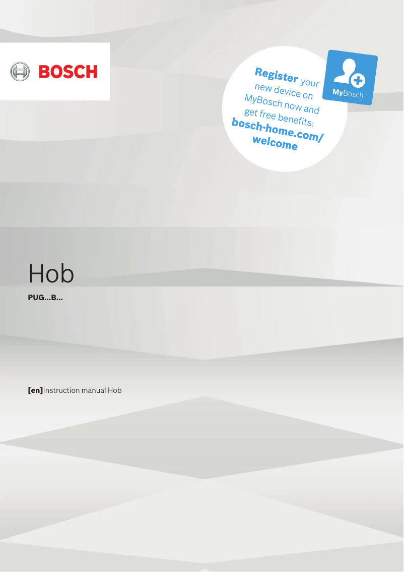 Página 1 del manual Manual de usuario Bosch PUG611BF5B