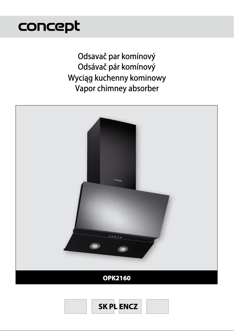 Page 1 de la notice Manuel utilisateur Concept OPK 2160