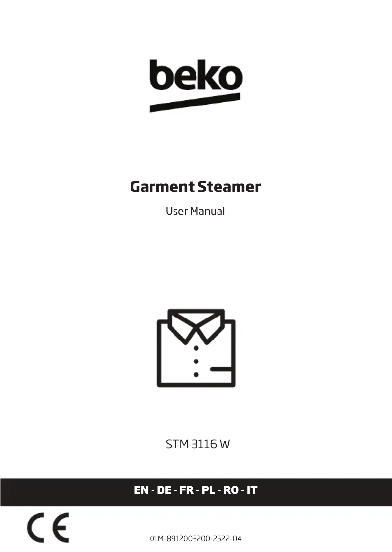 Page 1 de la notice Manuel utilisateur Beko STM 3116 W