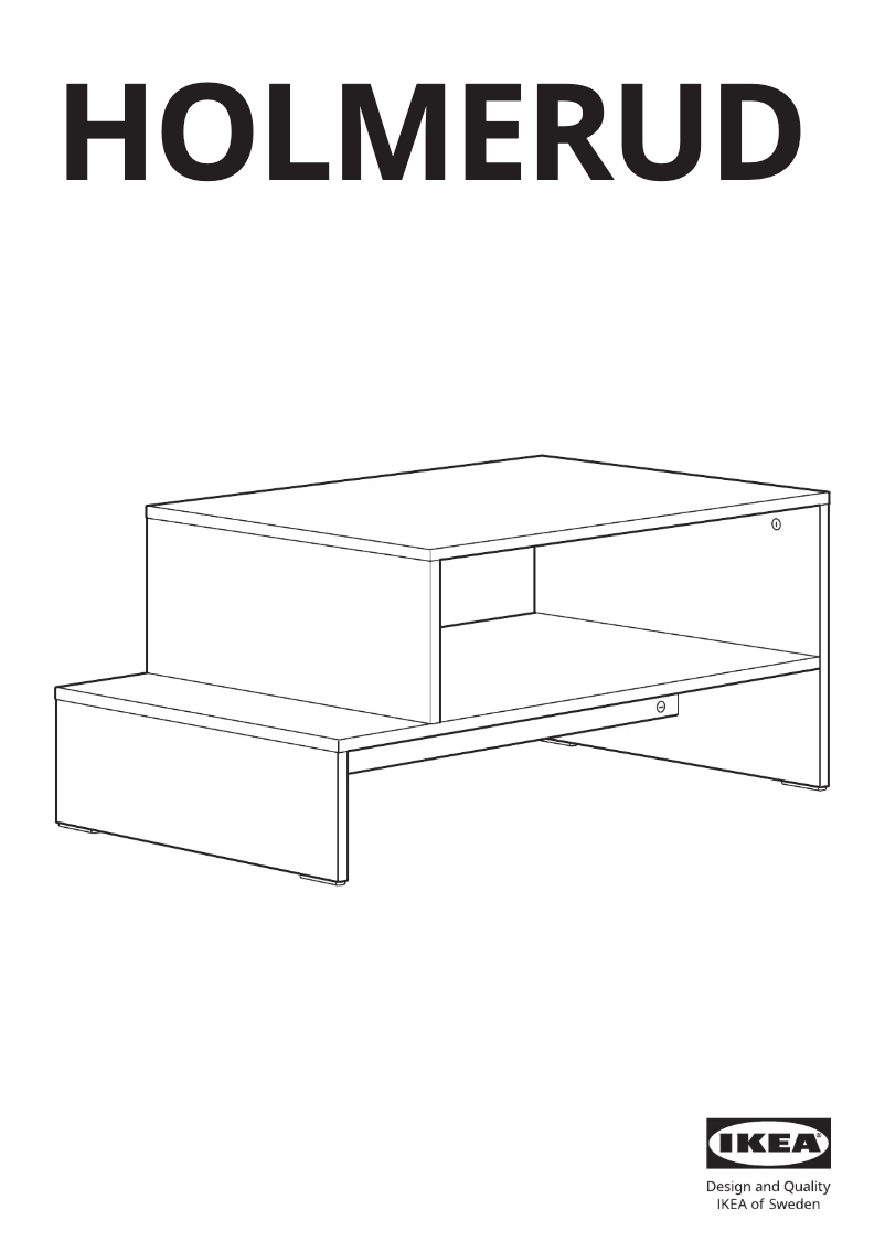 Page 1 de la notice Manuel utilisateur Ikea HOLMERUD 005.537.41