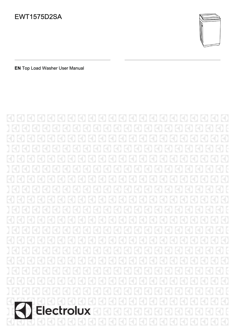 Page 1 de la notice Manuel utilisateur Electrolux EWT1575D2SA