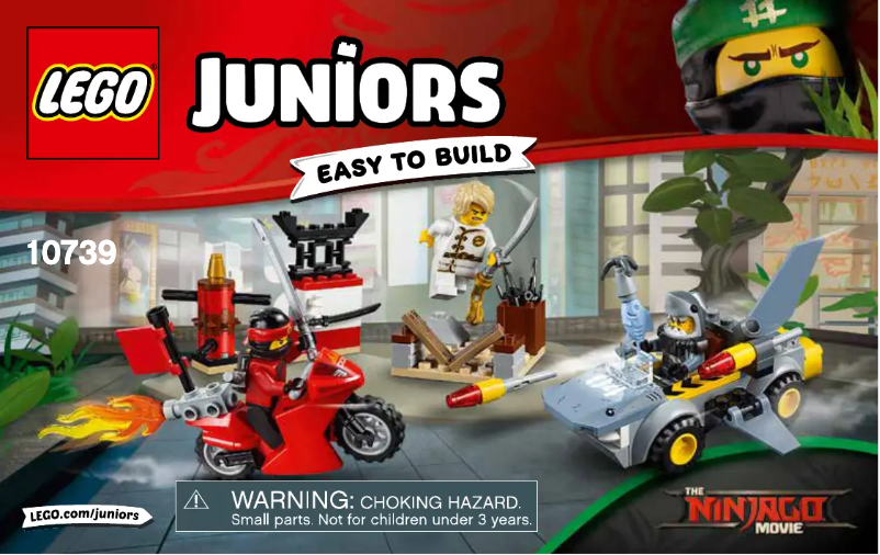 Page 1 de la notice Manuel utilisateur Lego Juniors 10739