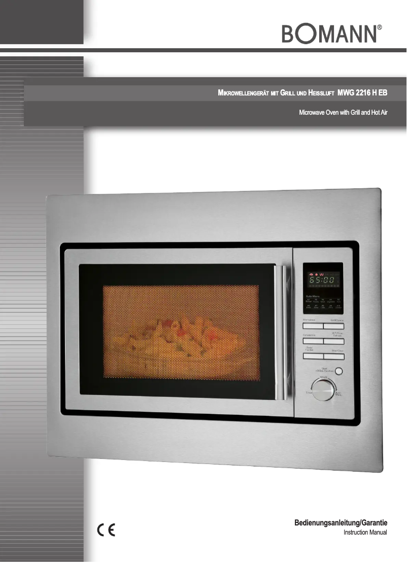 Page n°1 - Manuel utilisateur Bomann MWG 2216 H EB