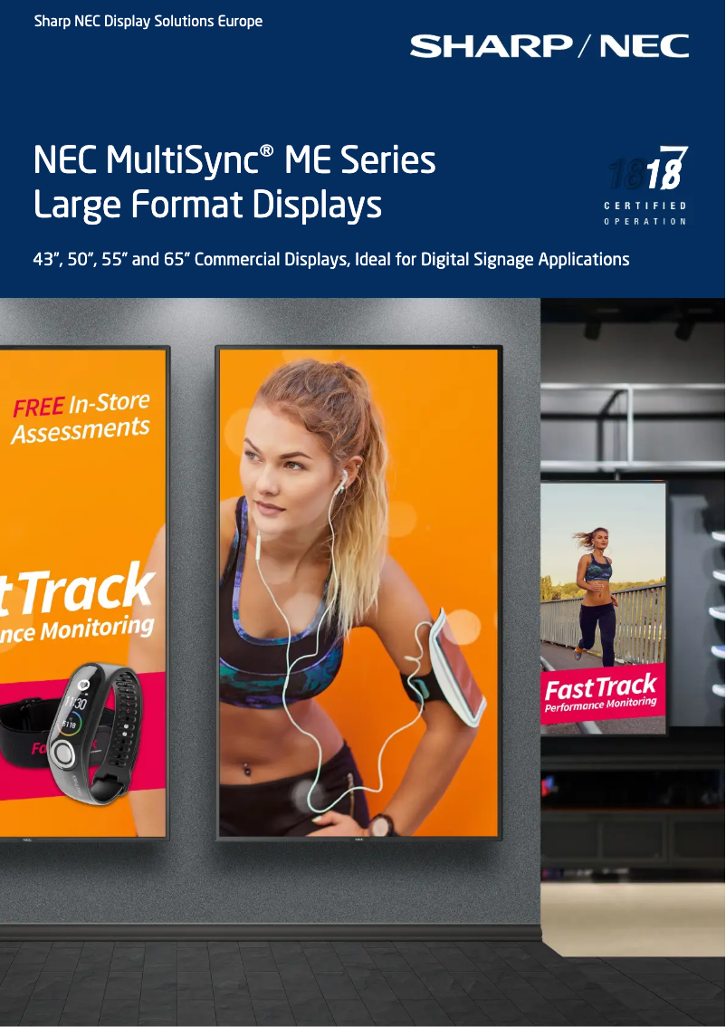 Image de la première page du manuel de l'appareil MultiSync ME651