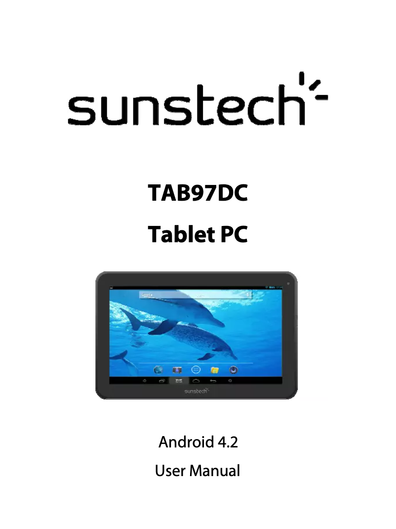 Image de la première page du manuel de l'appareil TAB97DC