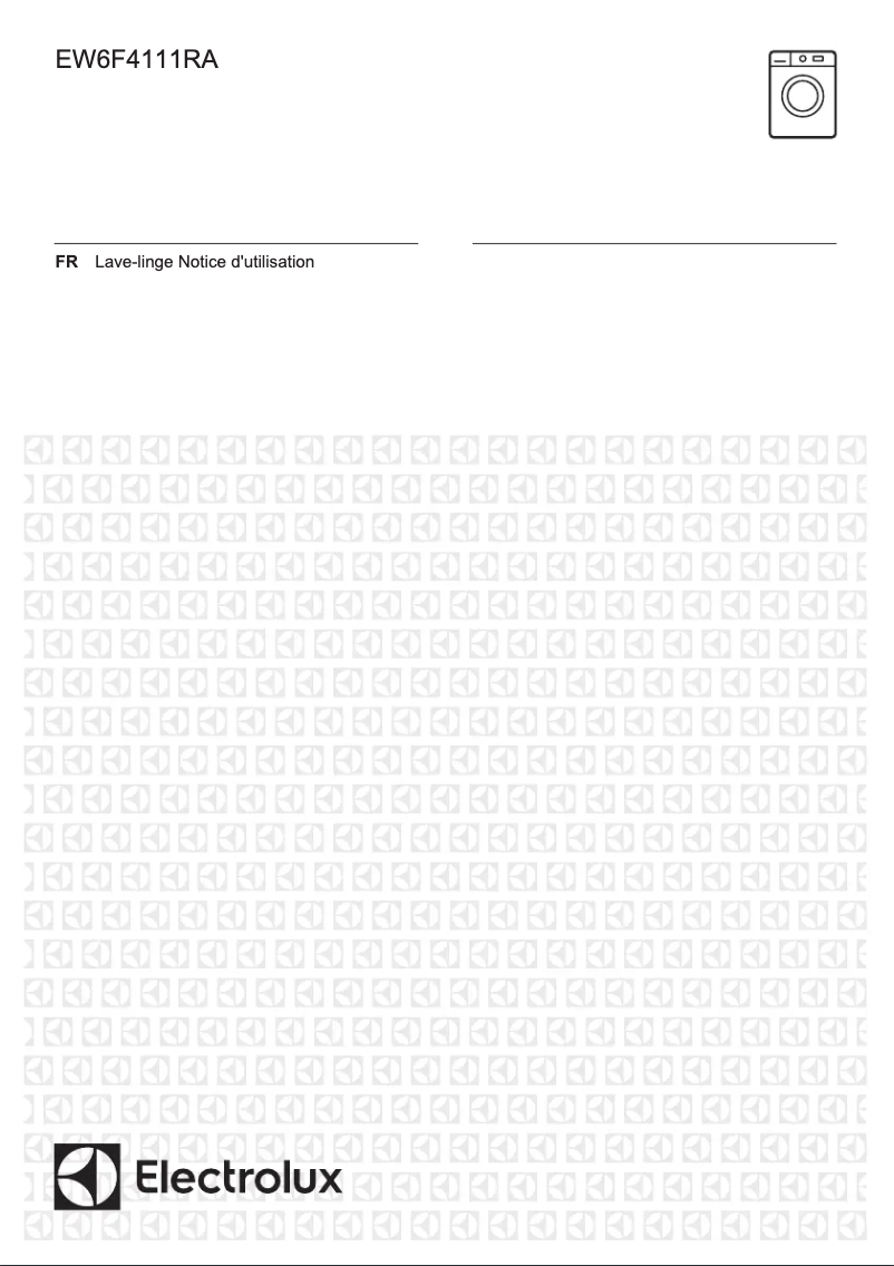 Page n°1 - Manuel utilisateur Electrolux EW6F4111RA