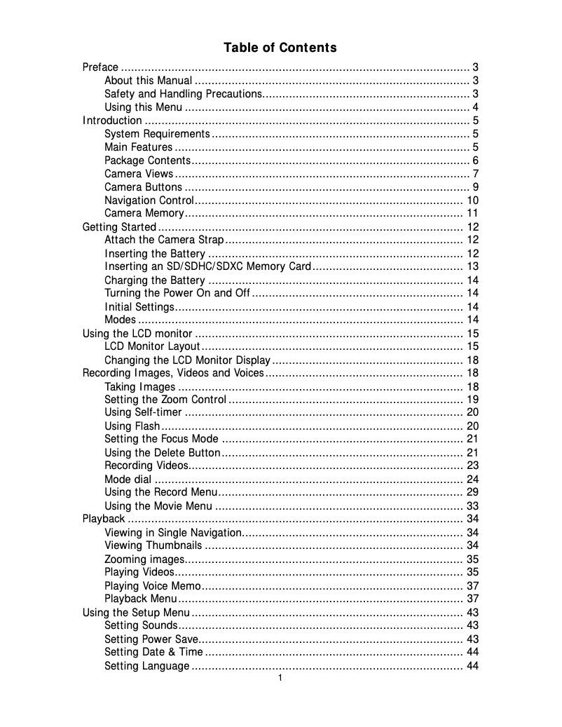 Image de la première page du manuel de l'appareil Luxmedia 16-Z21C