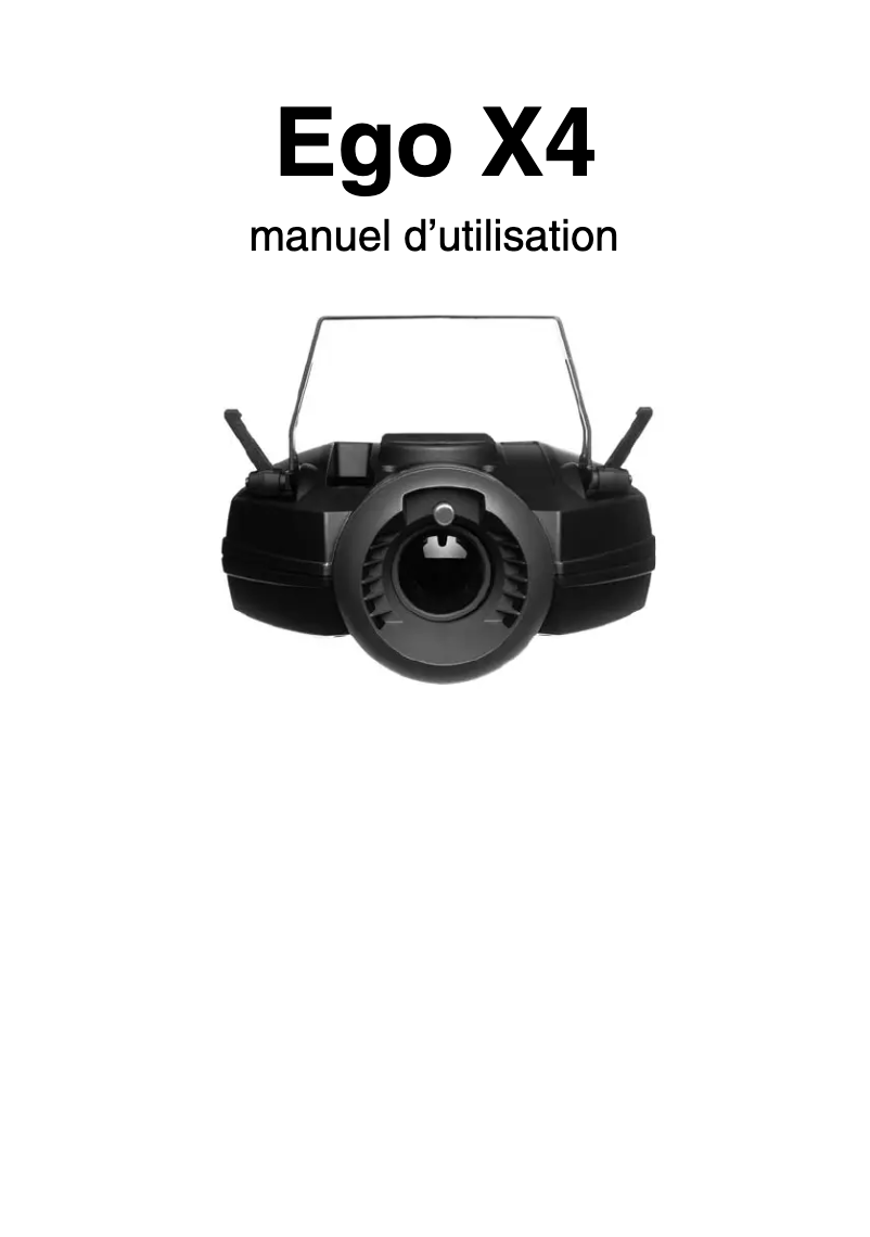 Page 1 de la notice Manuel utilisateur Martin Ego X4