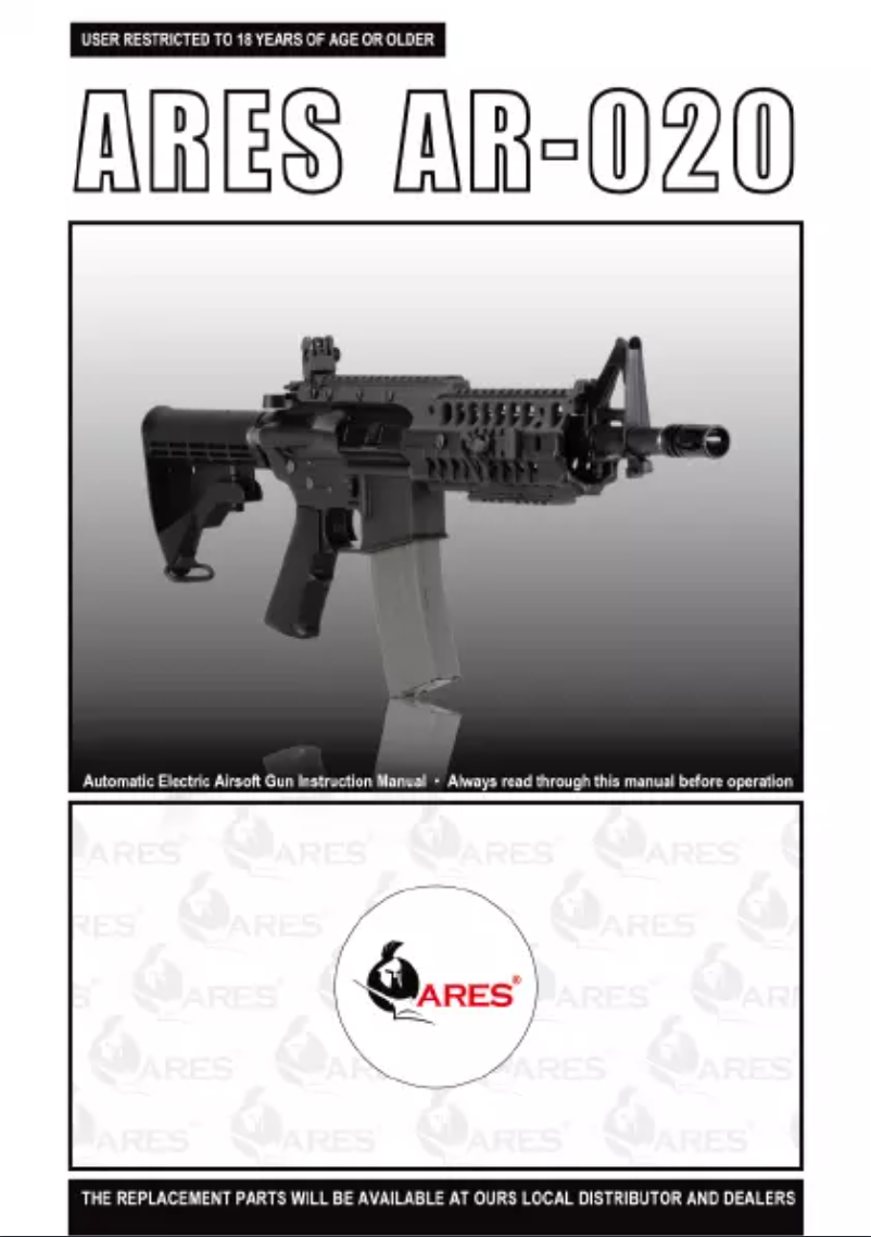 Página 1 del manual Manual de usuario Ares AR-020