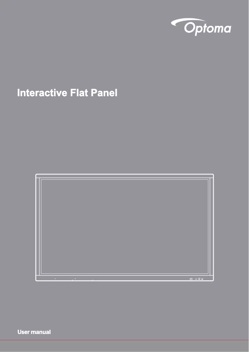 Page 1 de la notice Manuel utilisateur Optoma OP751RK