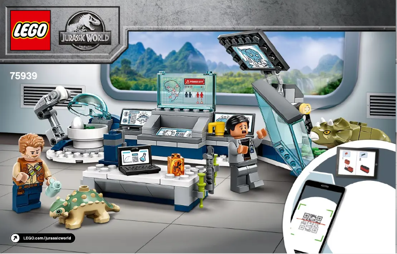 Page 1 de la notice Manuel utilisateur Lego Jurassic World 75939