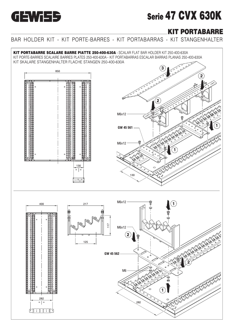 Imagen de la primera página del manual del dispositivo GW45562