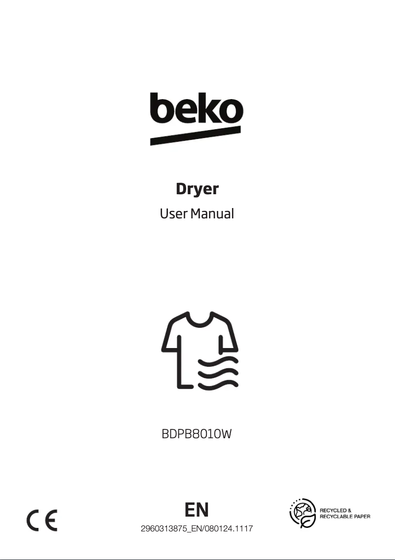 Image de la première page du manuel de l'appareil BDPB8010W