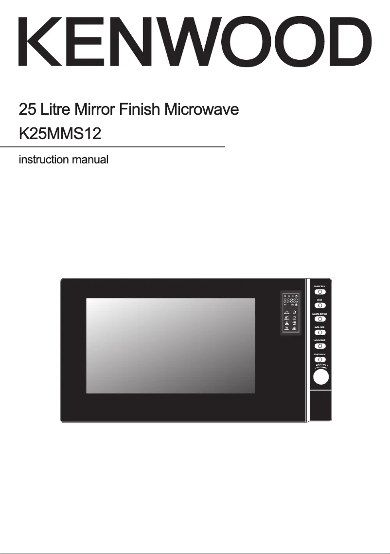 Image de la première page du manuel de l'appareil K25MMS12