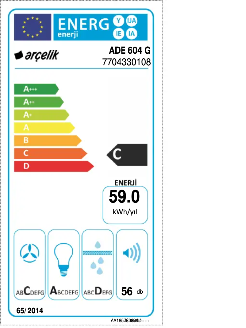 Image de la première page du manuel de l'appareil ADE 604 G
