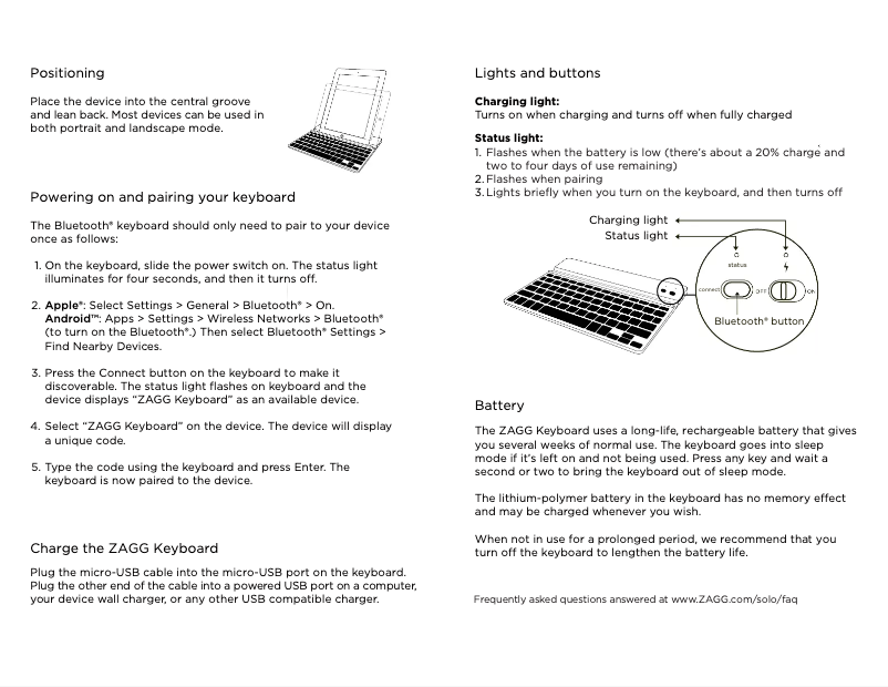 Image de la première page du manuel de l'appareil Solo