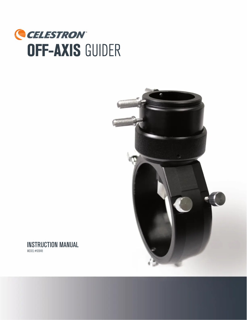 Image de la première page du manuel de l'appareil Off-Axis Guider
