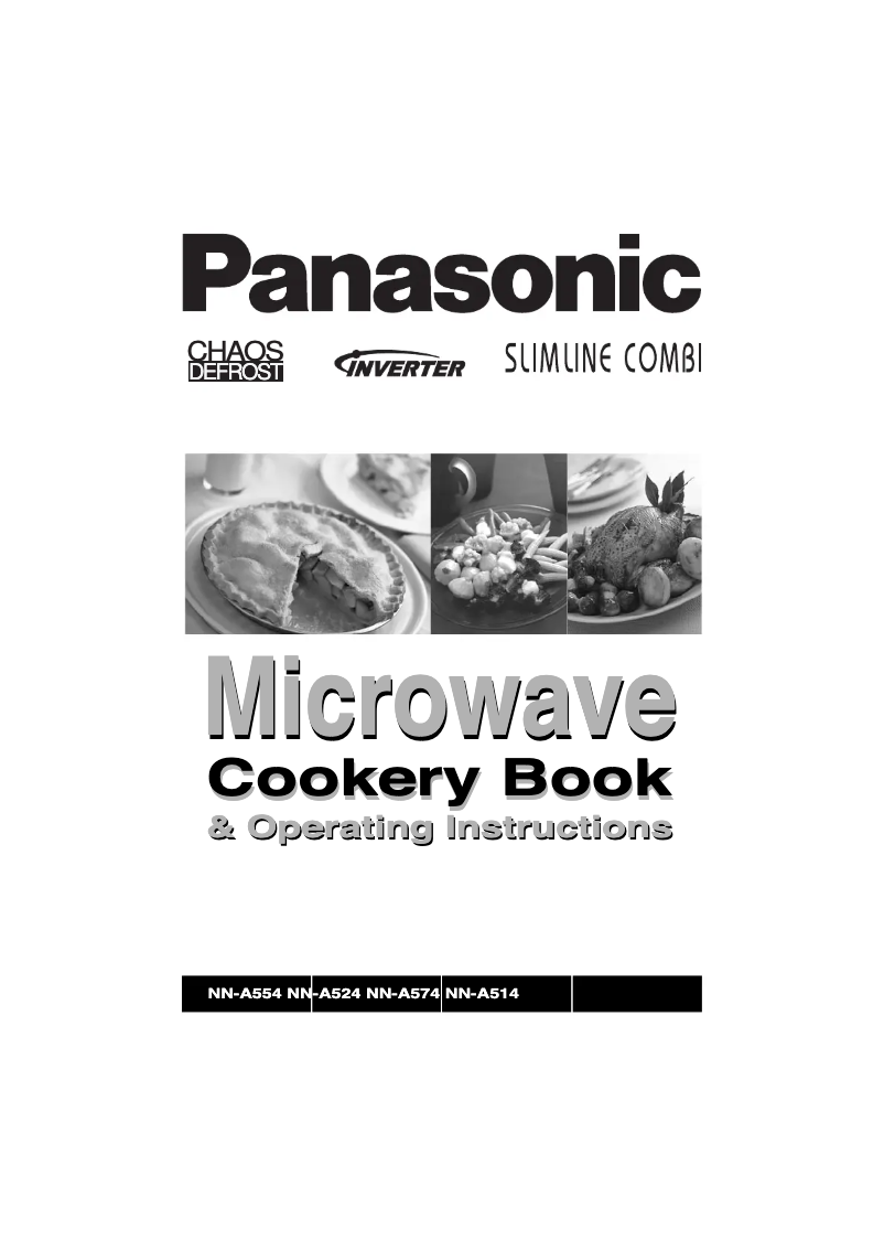 Image de la première page du manuel de l'appareil NN-A554