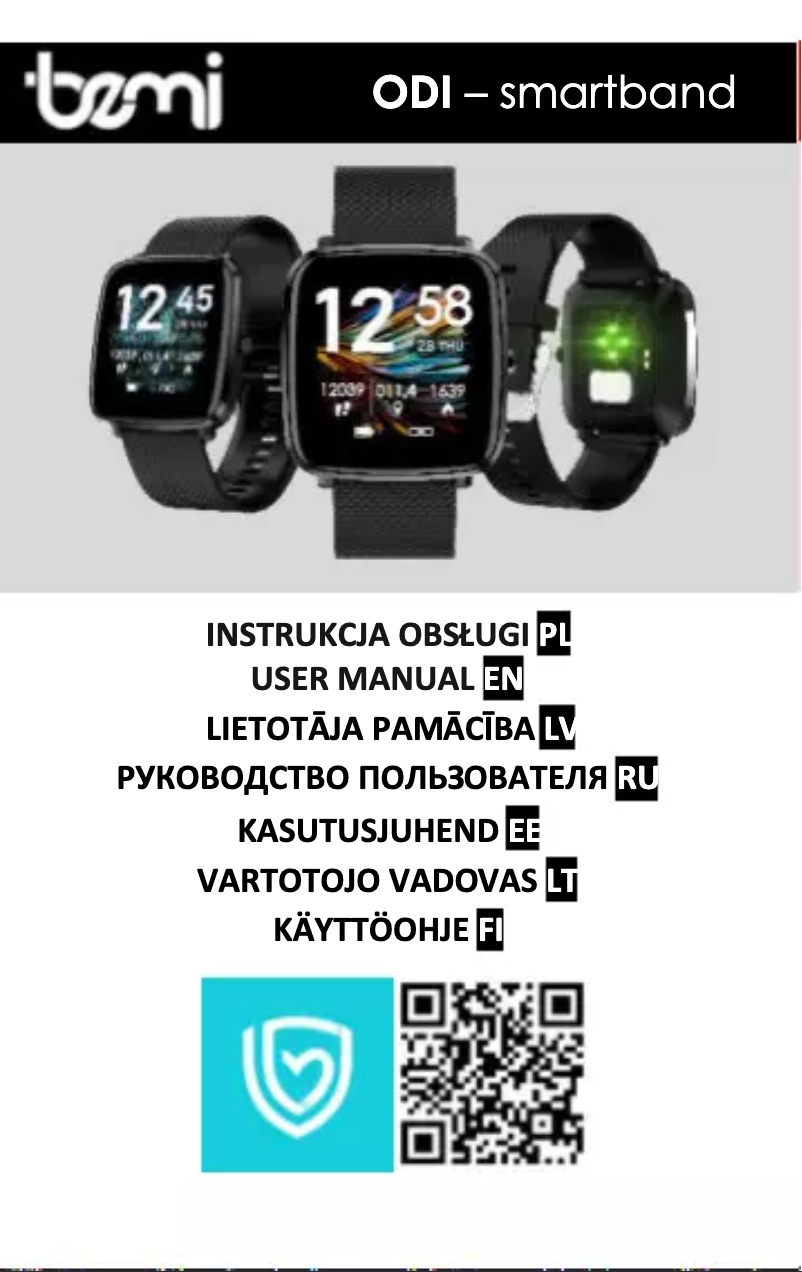 Image de la première page du manuel de l'appareil ODI