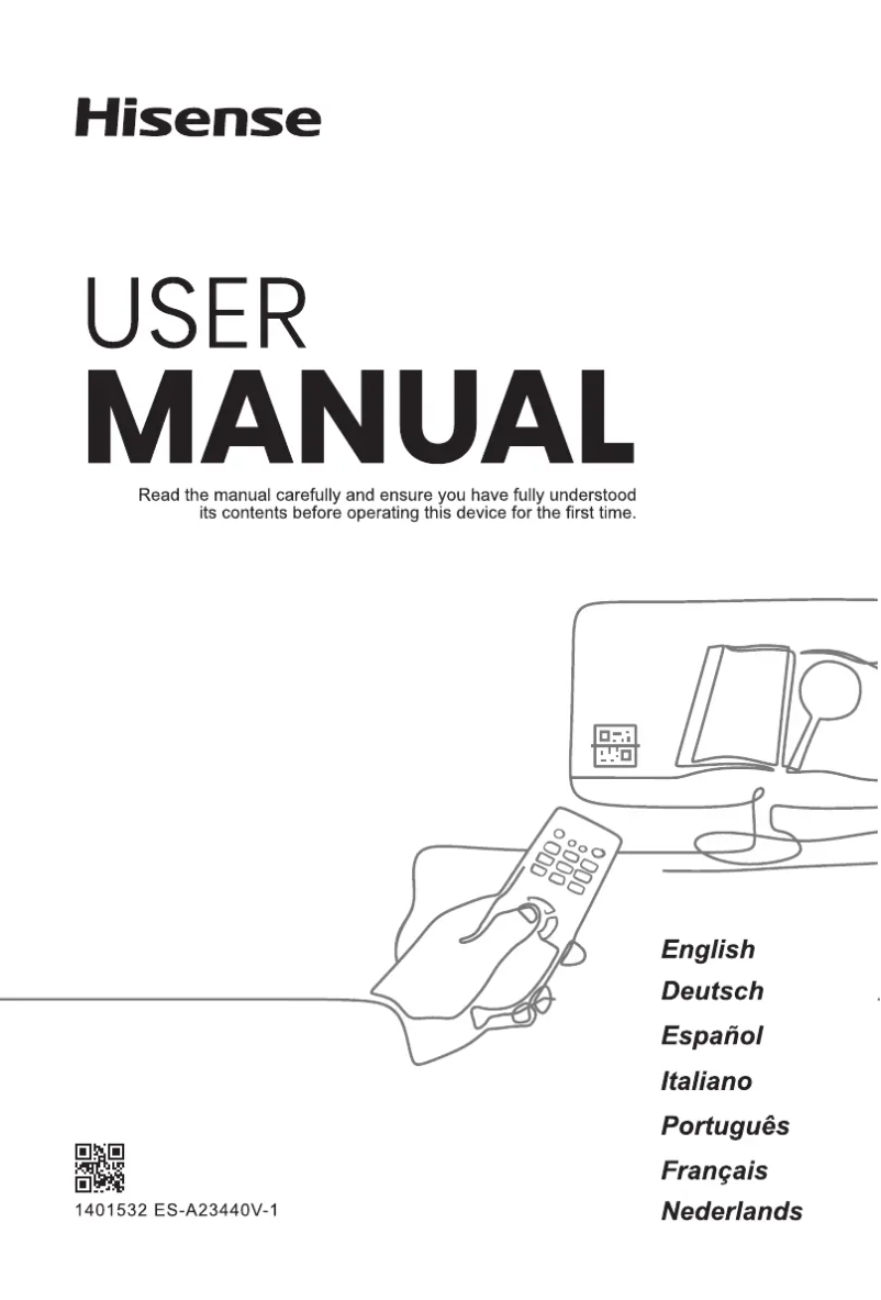 Page 1 de la notice Manuel utilisateur Hisense 55A7NQ